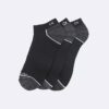 Lot de 3 paires de chaussettes invisibles en Microfiber haute performance Lot de 3 paires de chaussettes invisibles en Microfiber haute performance