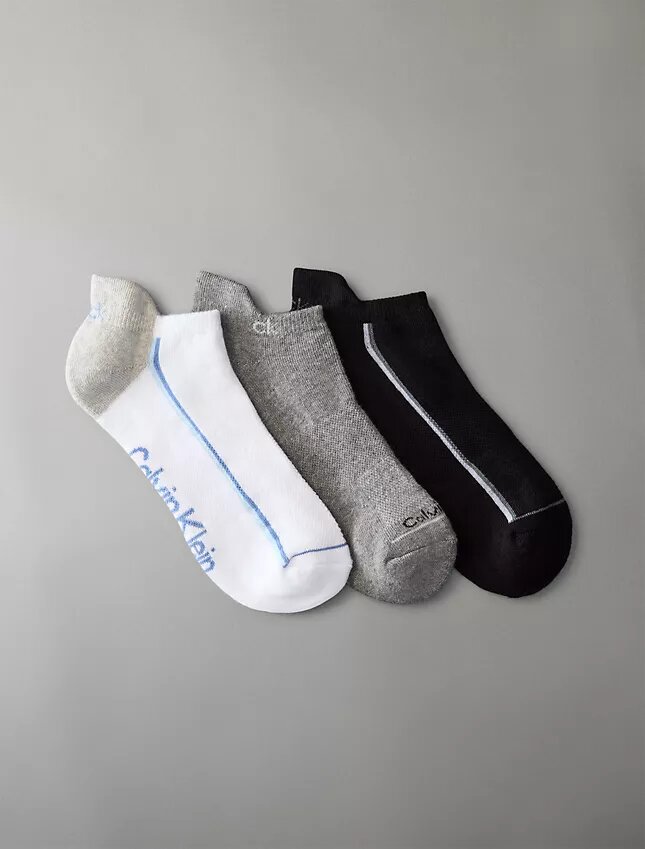 Lot de 3 paires de chaussettes invisibles rembourrées Lot de 3 paires de chaussettes invisibles rembourrées