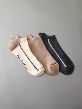 Lot de 3 paires de chaussettes invisibles rembourrées