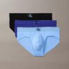 Lot de 3 slips en coton Stretch à motif Monogram Lot de 3 slips en coton Stretch à motif Monogram