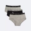 Lot de 3 slips en Cotton Stretch avec logo pour garçons Lot de 3 slips en Cotton Stretch avec logo pour garçons