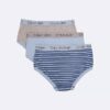 Lot de 3 slips en Cotton Stretch avec logo pour garçons Lot de 3 slips en Cotton Stretch avec logo pour garçons