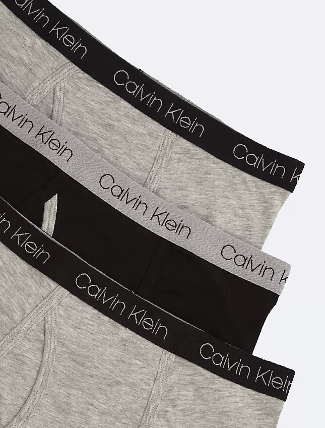 Lot de 3 slips en Cotton Stretch avec logo pour garçons Lot de 3 slips en Cotton Stretch avec logo pour garçons