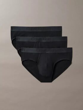 Lot de 3 slips taille basse CK Black