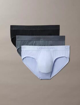 Lot de 3 slips taille basse CK Black