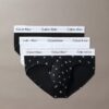 Lot de 3 slips taille basse en Cotton Stretch Icon