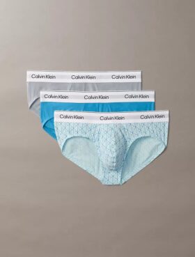 Lot de 3 slips taille basse en Cotton Stretch Icon