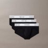 Lot de 3 slips taille basse en Cotton Stretch Icon