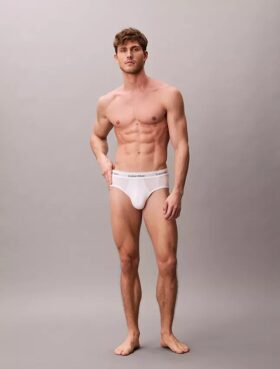 Lot de 3 slips taille basse en Cotton Stretch Icon