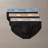 Lot de 3 slips taille basse en microfibre extensible Lot de 3 slips taille basse en microfibre extensible