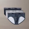 Lot de 3 slips taille basse en microfibre extensible Lot de 3 slips taille basse en microfibre extensible