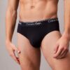Lot de 3 slips taille basse en microfibre extensible Lot de 3 slips taille basse en microfibre extensible