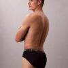 Lot de 3 slips taille basse en microfibre extensible Lot de 3 slips taille basse en microfibre extensible