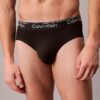 Lot de 3 slips taille basse en microfibre extensible Lot de 3 slips taille basse en microfibre extensible