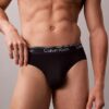 Lot de 3 slips taille basse en microfibre extensible Lot de 3 slips taille basse en microfibre extensible