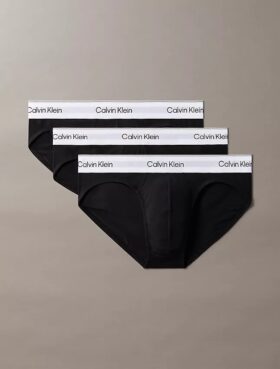 Lot de 3 slips taille basse Icon en Cotton Stretch