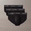 Lot de 3 slips taille basse Icon en Cotton Stretch métallisé