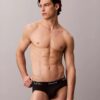 Lot de 3 slips taille basse Icon en Cotton Stretch métallisé