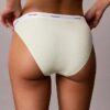 Lot de 3 strings Bikini en Cotton Stretch côtelé Lot de 3 strings Bikini en Cotton Stretch côtelé