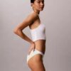 Lot de 3 strings Bikini en Cotton Stretch côtelé Lot de 3 strings Bikini en Cotton Stretch côtelé