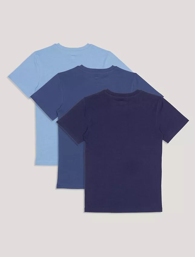 Lot de 3 t-shirts classiques pour garçons Lot de 3 t-shirts classiques pour garçons
