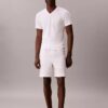 Lot de 3 t-shirts à col en V coupe ajustée en mélange de Cotton Stretch Lot de 3 t-shirts à col en V coupe ajustée en mélange de Cotton Stretch