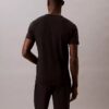 Lot de 3 t-shirts à col en V coupe ajustée en mélange de Cotton Stretch Lot de 3 t-shirts à col en V coupe ajustée en mélange de Cotton Stretch