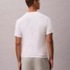 Lot de 3 t-shirts à col en V coupe ajustée en mélange de Cotton Stretch Lot de 3 t-shirts à col en V coupe ajustée en mélange de Cotton Stretch