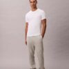 Lot de 3 t-shirts à col rond coupe ajustée en Cotton Stretch Lot de 3 t-shirts à col rond coupe ajustée en Cotton Stretch
