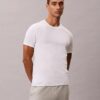 Lot de 3 t-shirts à col rond coupe ajustée en Cotton Stretch Lot de 3 t-shirts à col rond coupe ajustée en Cotton Stretch