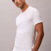 Lot de 3 t-shirts à col rond coupe ajustée en Cotton Stretch Lot de 3 t-shirts à col rond coupe ajustée en Cotton Stretch