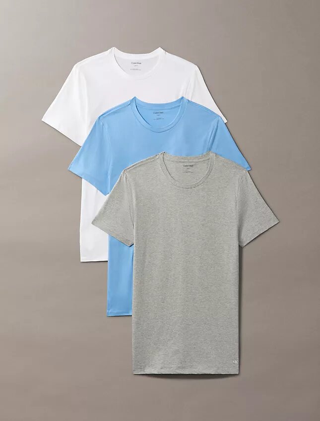 Lot de 3 t-shirts à col rond coupe classique Cotton Classics Lot de 3 t-shirts à col rond coupe classique Cotton Classics