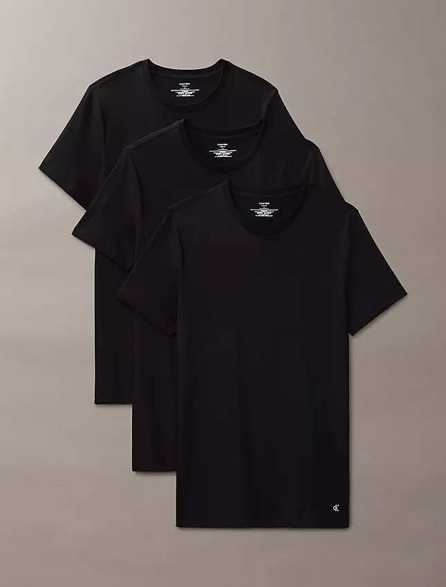 Lot de 3 t-shirts à col rond coupe classique Cotton Classics Lot de 3 t-shirts à col rond coupe classique Cotton Classics