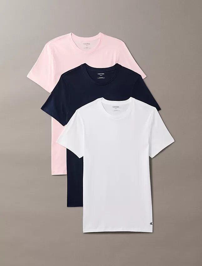Lot de 3 t-shirts à col rond coupe classique Cotton Classics Lot de 3 t-shirts à col rond coupe classique Cotton Classics