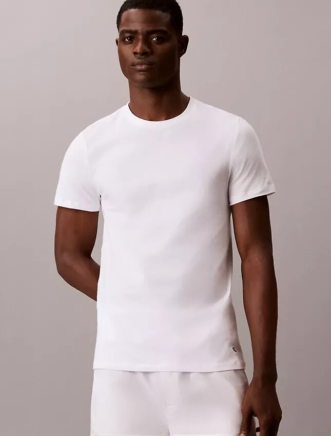 Lot de 3 t-shirts à col rond coupe classique Cotton Classics Lot de 3 t-shirts à col rond coupe classique Cotton Classics