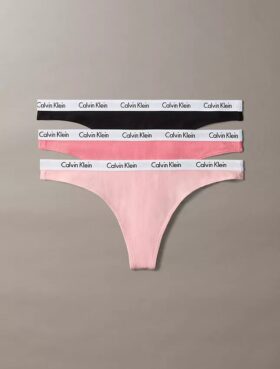 Lot de 3 Thongs Carousel en Cotton Stretch côtelé