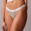 Lot de 3 Thongs en Cotton Stretch côtelé Lot de 3 Thongs en Cotton Stretch côtelé