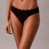 Lot de 3 Thongs en microfibre extensible avec dentelle Lot de 3 Thongs en microfibre extensible avec dentelle