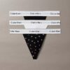 Lot de 3 Thongs Icon en Cotton Stretch