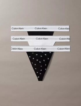 Lot de 3 Thongs Icon en Cotton Stretch