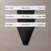 Lot de 3 Thongs Icon en Cotton Stretch