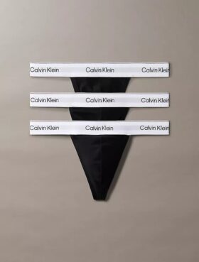 Lot de 3 Thongs Icon en Cotton Stretch