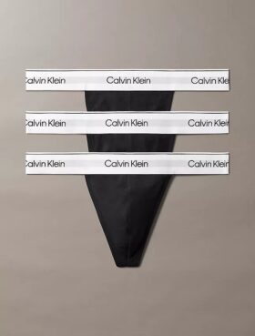 Lot de 3 Thongs Icon en Cotton Stretch