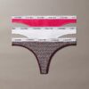 Lot de 3 Thongs taille basse avec logo Icon