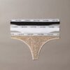 Lot de 3 Thongs taille basse avec logo Icon
