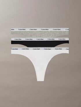 Lot de 3 Thongs taille basse avec logo Icon