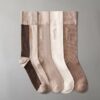 Lot de 4 paires de chaussettes habillées à blocs de couleur Lot de 4 paires de chaussettes habillées à blocs de couleur