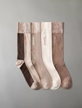 Lot de 4 paires de chaussettes habillées à blocs de couleur