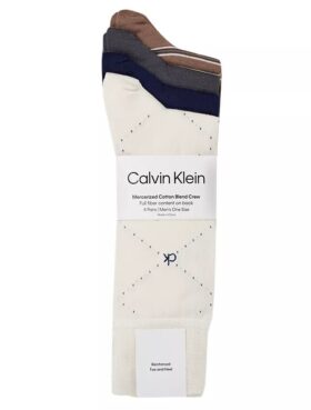 Lot de 4 paires de chaussettes habillées en coton mélangé