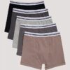 Lot de 5 Boxers en Cotton Stretch pour Garçons Lot de 5 Boxers en Cotton Stretch pour Garçons